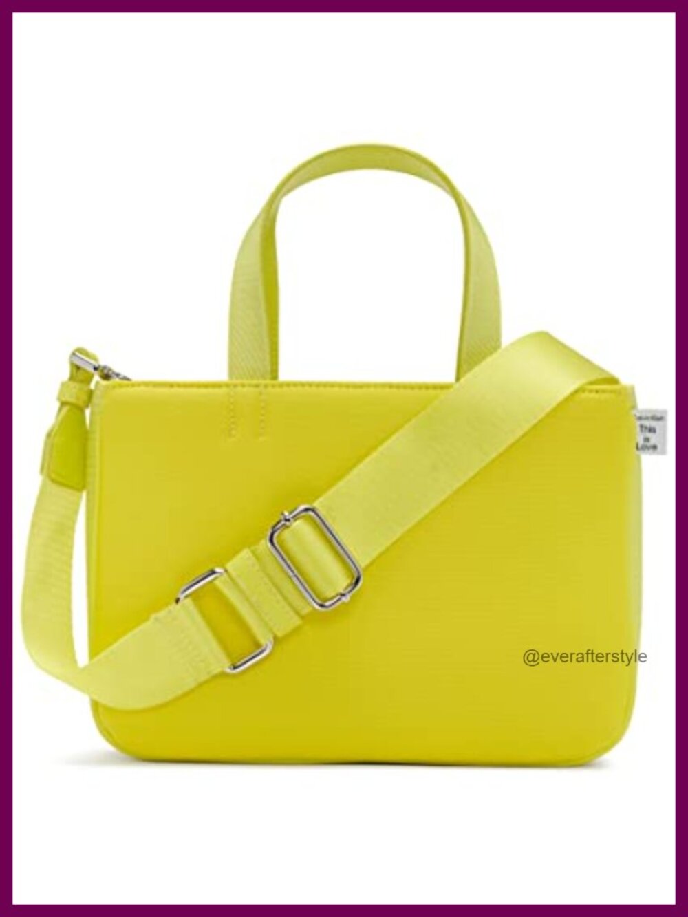 Neoprene Mini Crossbody Bag Removable Strap Zip Pocket Sling Purse